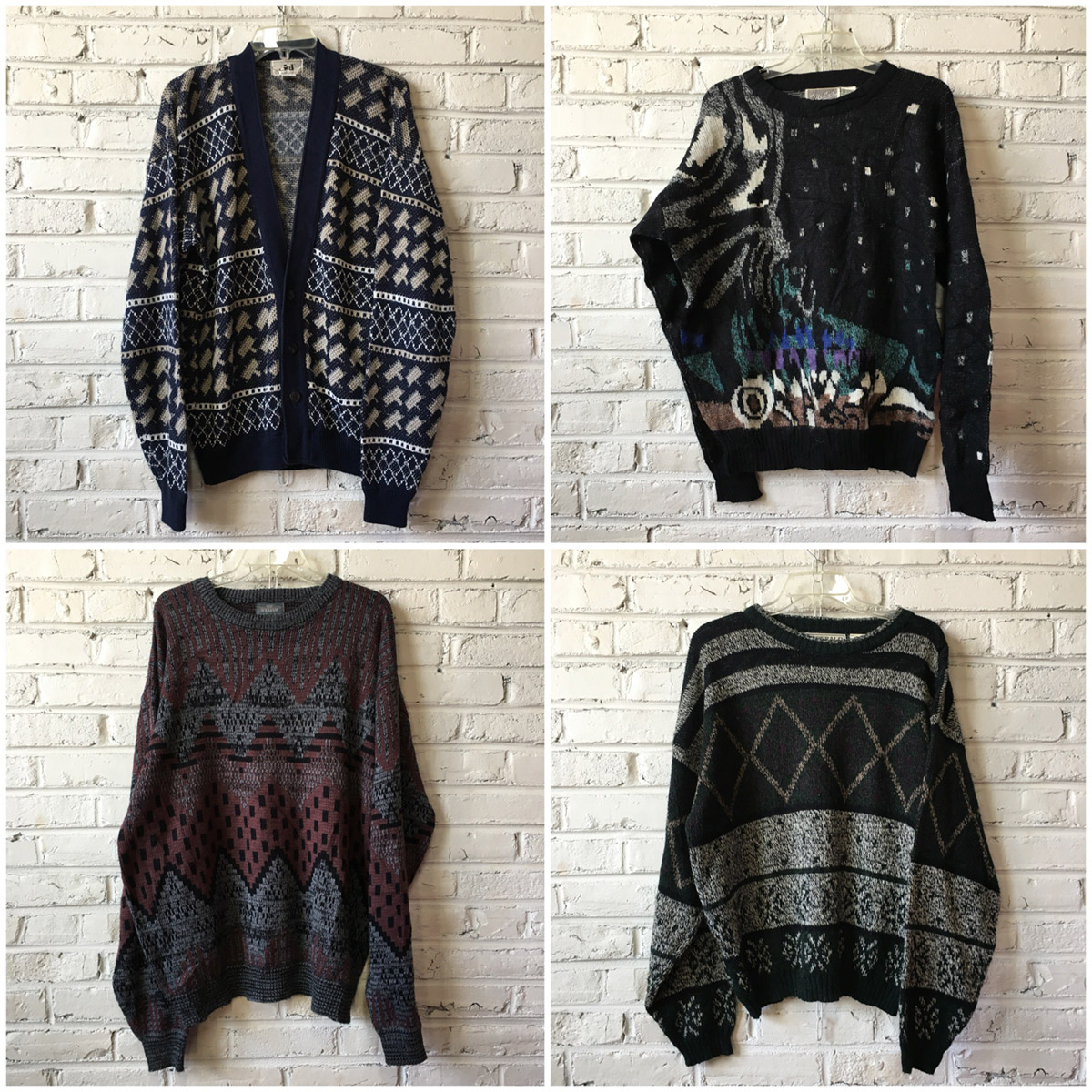 Vintage mens 1980s 90s Sweaters by the bundle ON DELAY Bulk